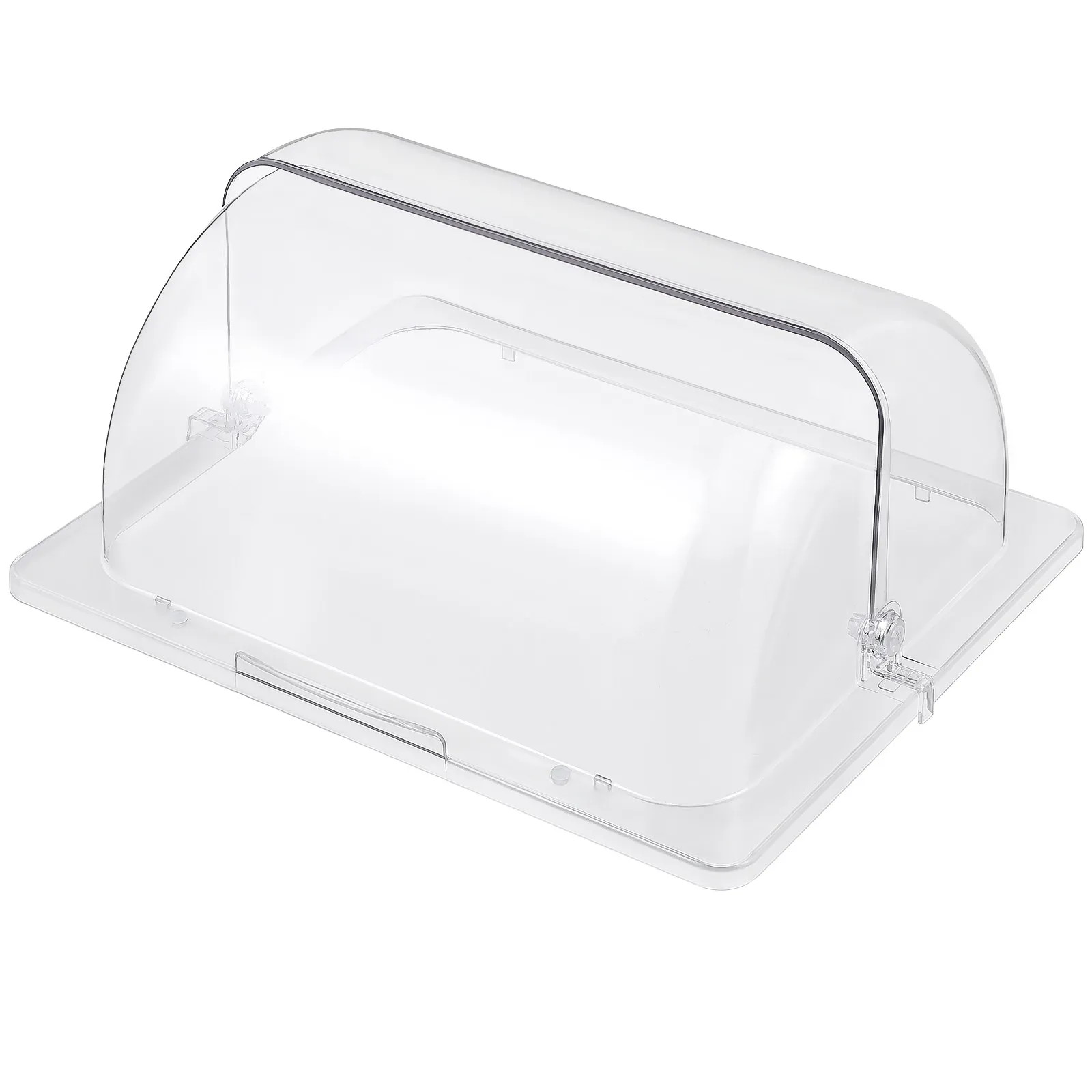 1Pcs High-Transparency Acrylic Dessert Showcase Cake Dust Cover Clear Pastry Display Case Food Sample Presentation with Wide Lid