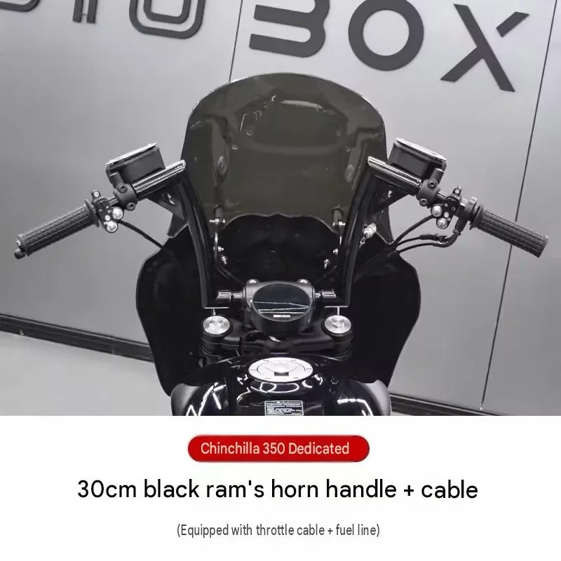 Modified High Handlebar Comfort Ape Hanger Retro Variable Diameter Handlebar Rearward Riser Handle Accessories Fit Benda Chinchi