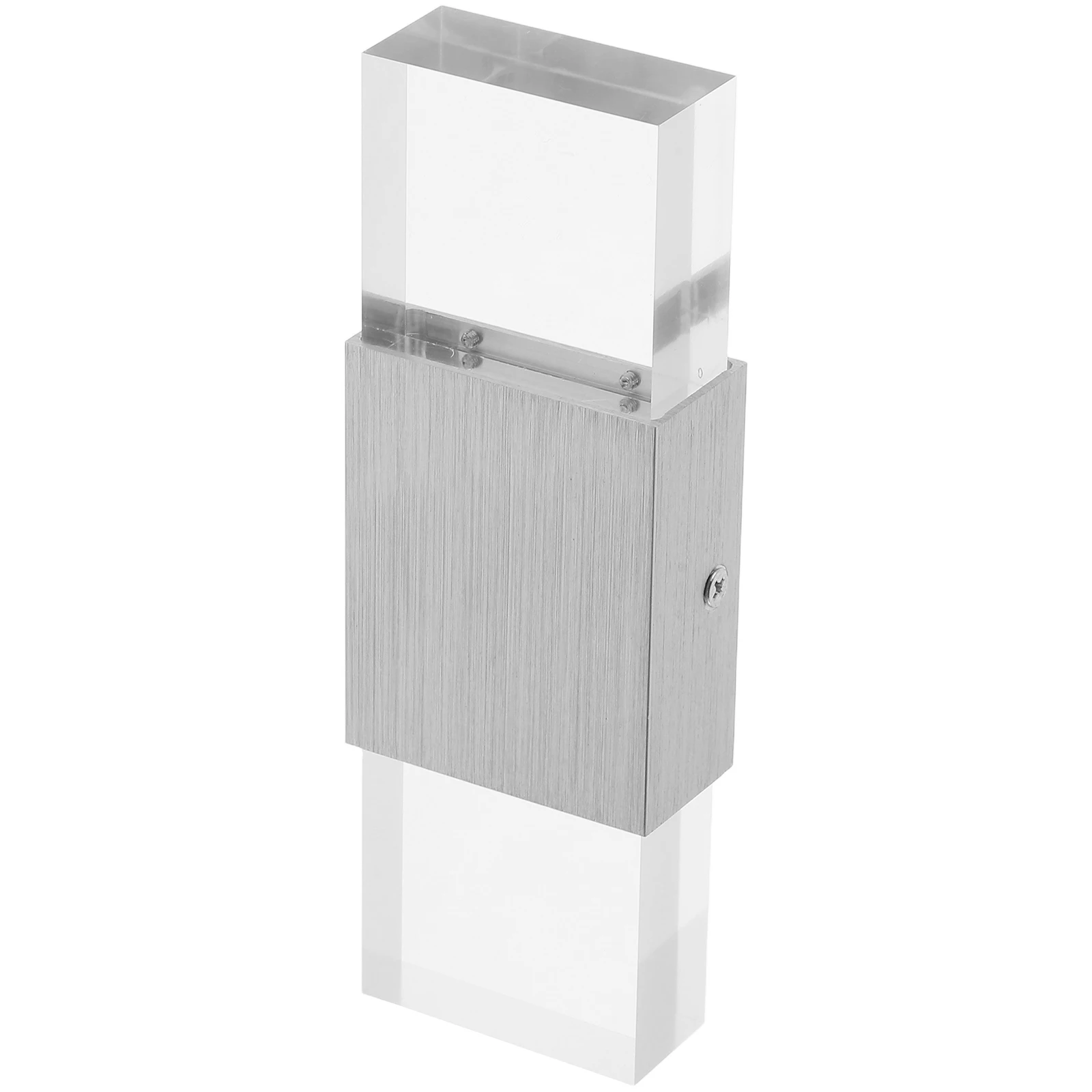 

Modern Indoor 6W COB LED Wall Lamp Aluminum Alloy Acrylic Up And Down Double Head Wall Lamp Bedroom Courtyard Wall Lights (Warm