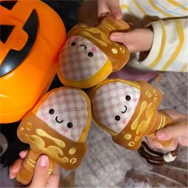 

Cute Plush Doll Keychain Cartoon Squeaking Stuffed Pendant for Handbag Backpack Decoration Gift for Children
