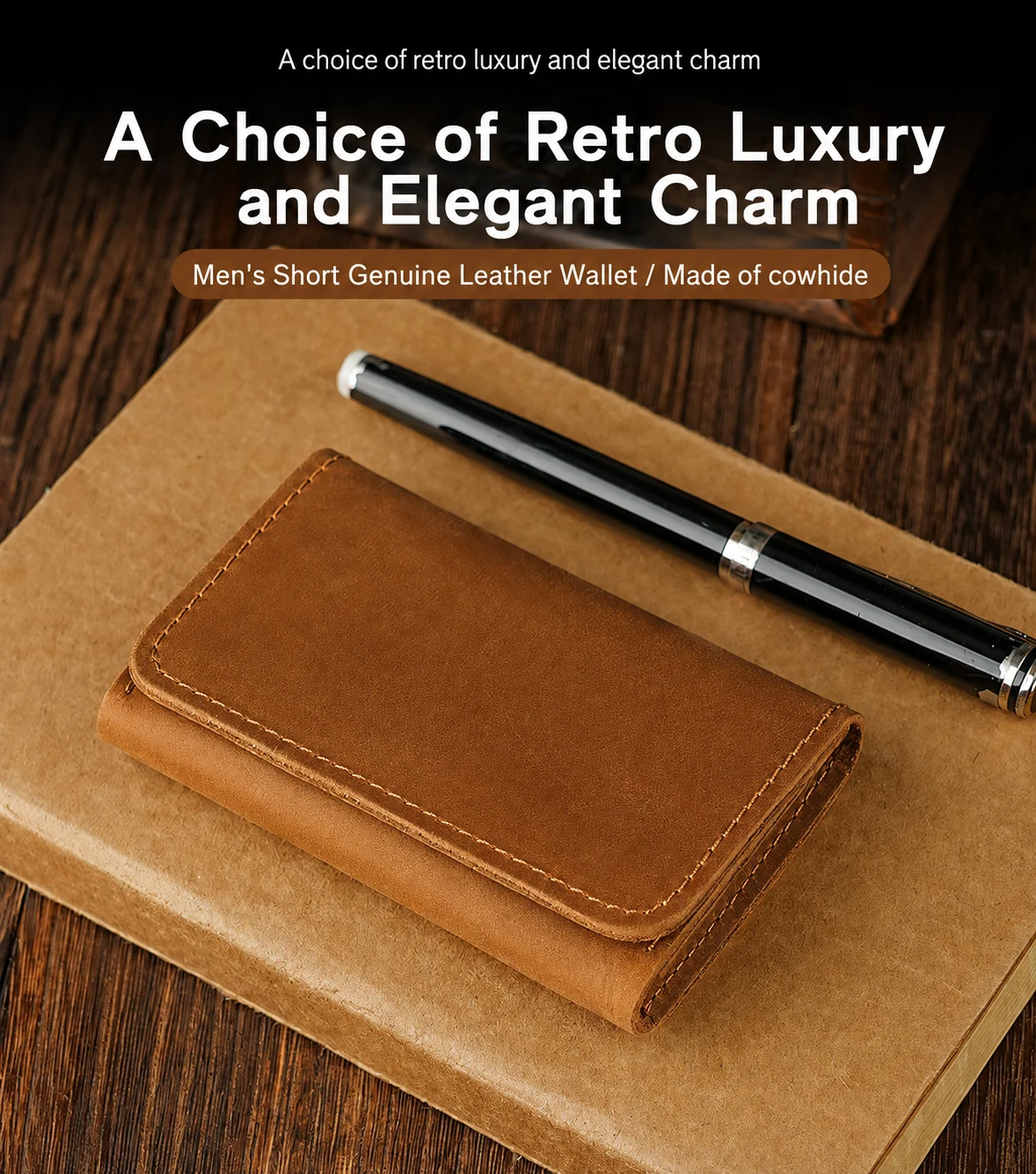 Mini Card Holder Wear Resistant Coin Wallet Leather Card Case Top Layer Card Holder For Daily Commuting Short Trips Cash