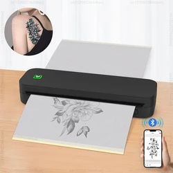 A4 Thermal Printer Portable Wireless Tattoo Stencil Bluetooth USB Mobile Printer for Android iOS PC PDF Document Photo Printing