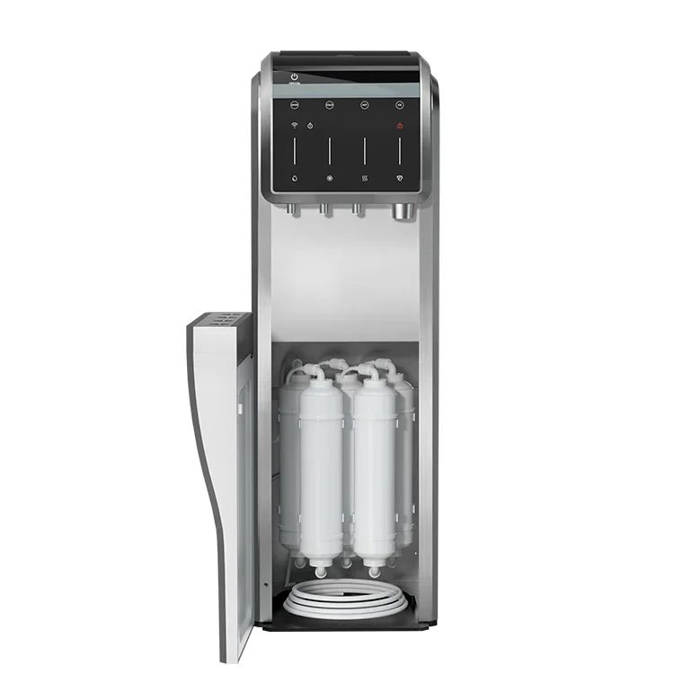 6 in 1 Hot Warm Cold Water Bullet Ice Chewing Ice Maker purificador de agua Freestanding Ice Maker Water Dispenser