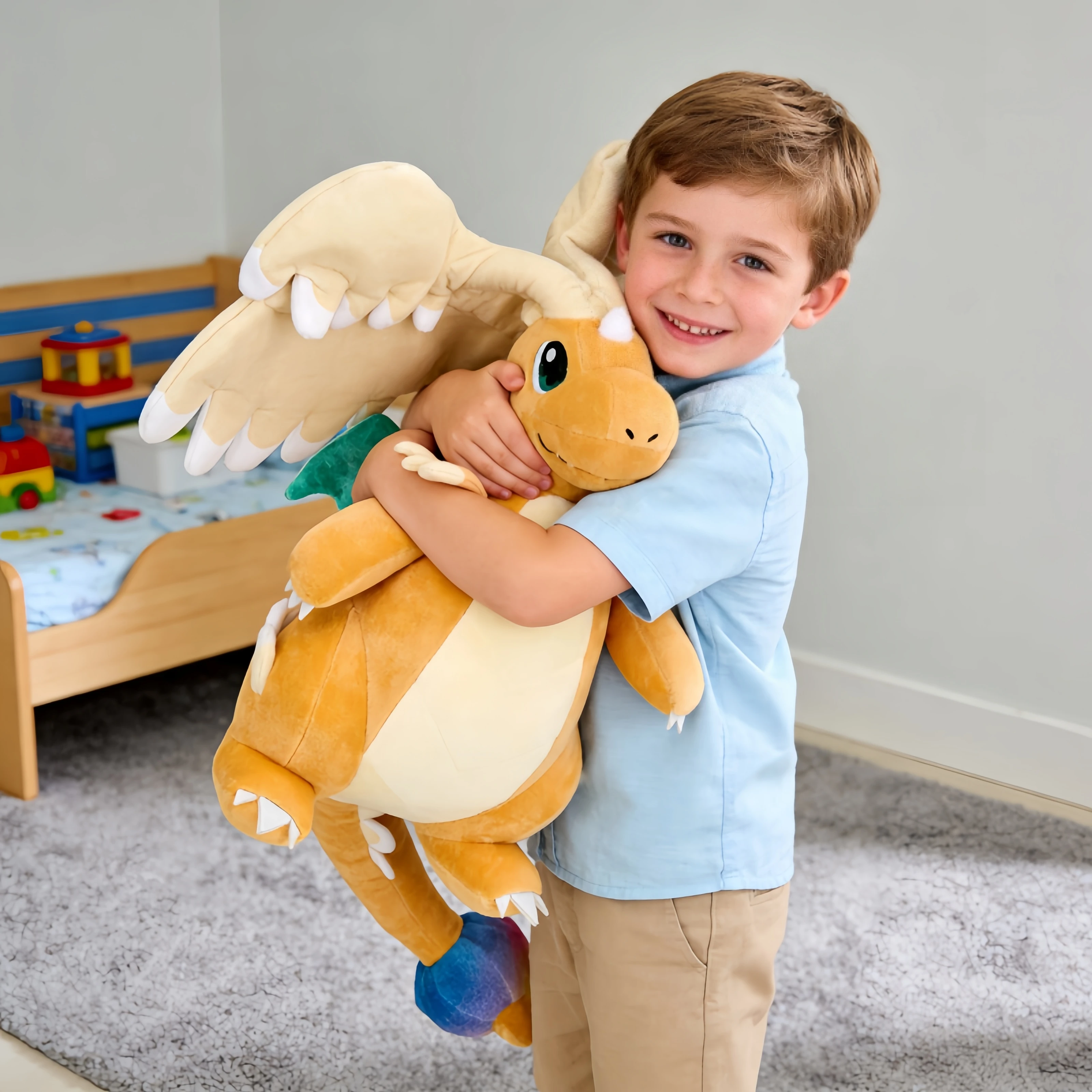 

Pokemon Mega Dragonite Plush Toy Soft Fluffy Tyranitar Dragapult Stuffed Animal Doll For Girlfriend Gift Home Decoration