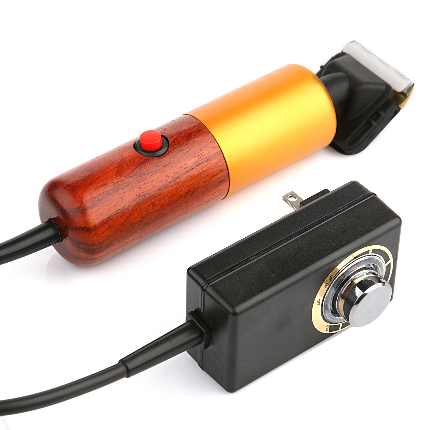 

High power stepless speed regulation pet electric push shear redwood handle electric push shear rabbit hair shear wool shear