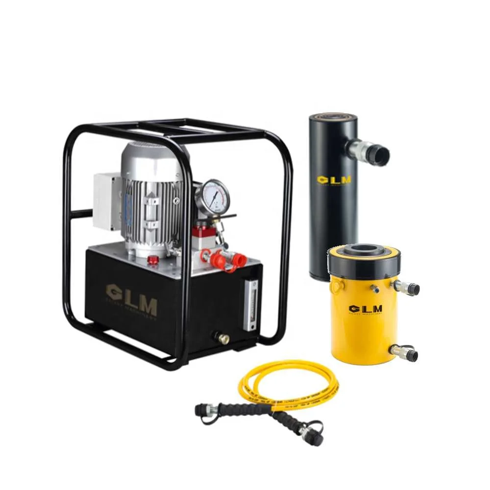 Hot Sale Enerpac RARH-1002 Hydraulic Jack 100 Ton Aluminum Hollow Double Acting High Performance Hand/Electric/Air Pump Operated
