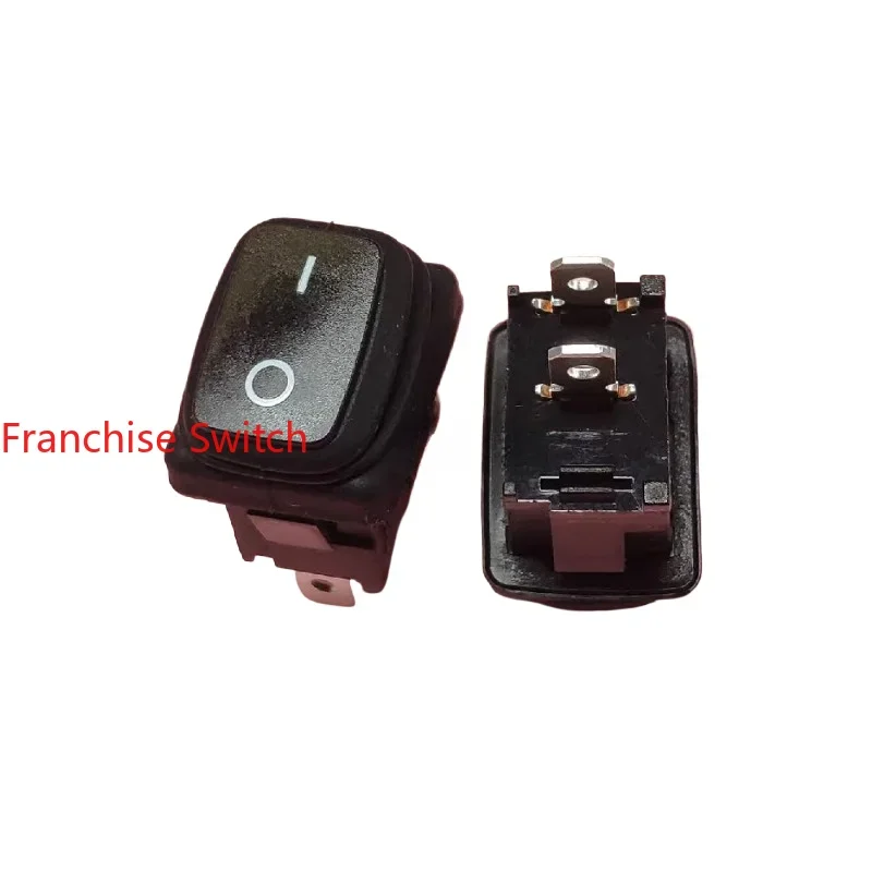 

10PCS R13-66A8-02 Imported ship-type rocker switch, waterproof IP65 2feet 2gears 10A