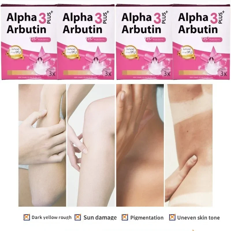 3X Alpha Arbutin 3 Plus Powder & Lotion Blend Brightening Skin Reduce Dark Skin Body Lotion