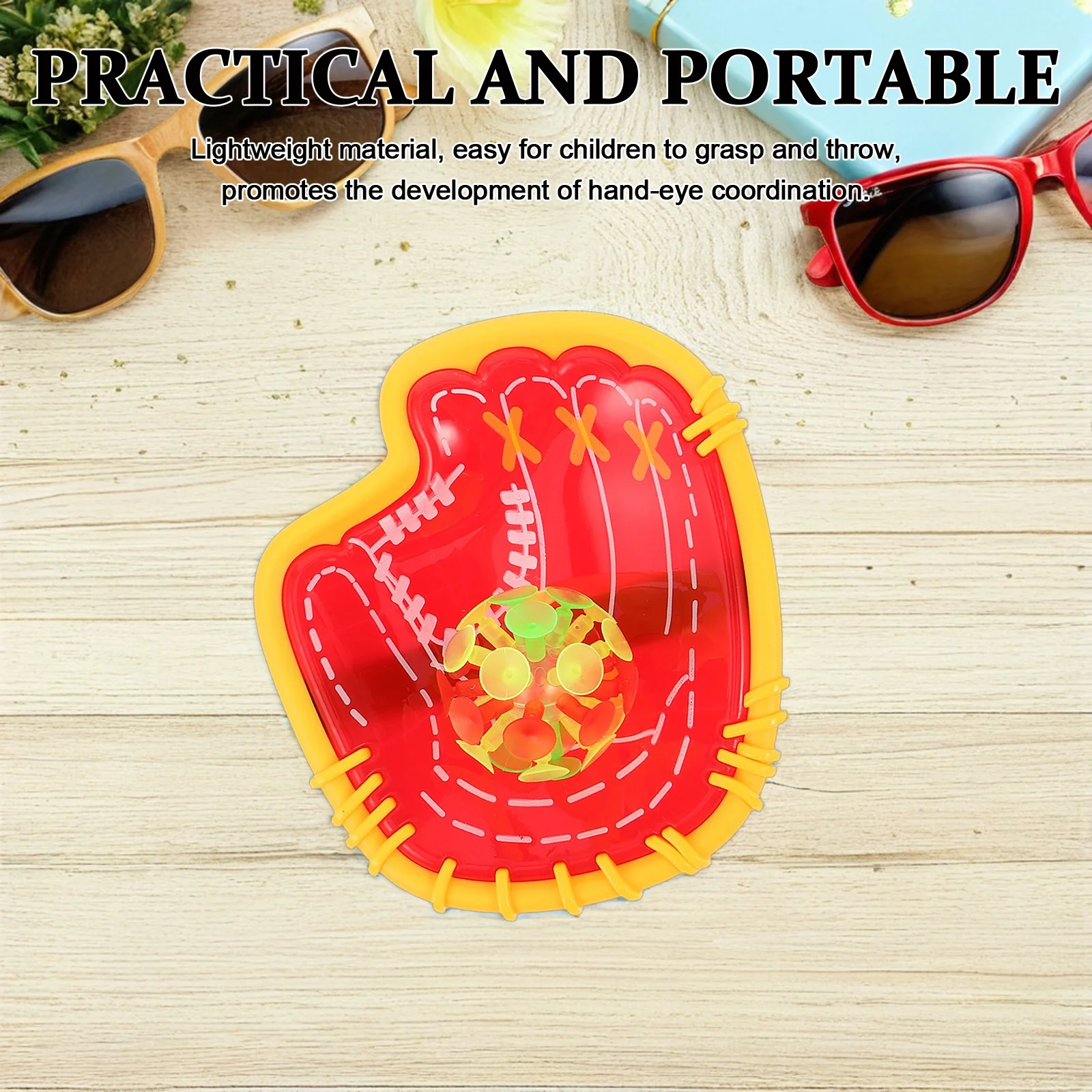 1 مجموعة 1 مجموعة في الهواء الطلق شفط كأس الكرة لعبة خفيفة الوزن دائم مجداف للأطفال الشاطئ الفناء الخلفي مجموعة ألعاب التدريب الرياضية الحسية