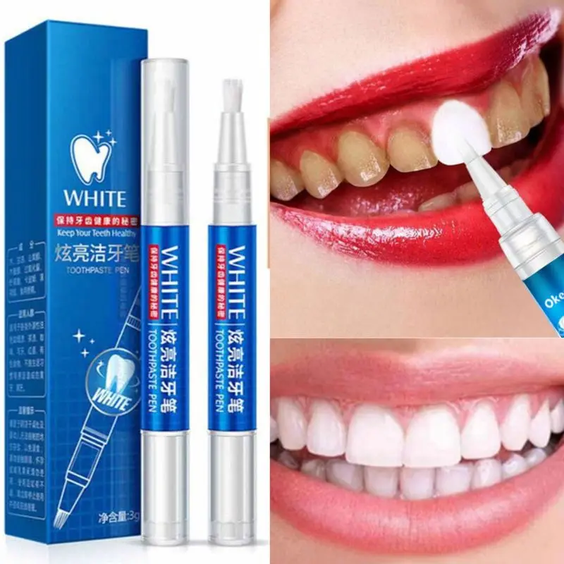 Teeth Whitening Pen Tooth Gel Whitener Bleach Remove Stains Oral Hygiene Instant Smile Teeth Whitening Kit Cleaning Serum