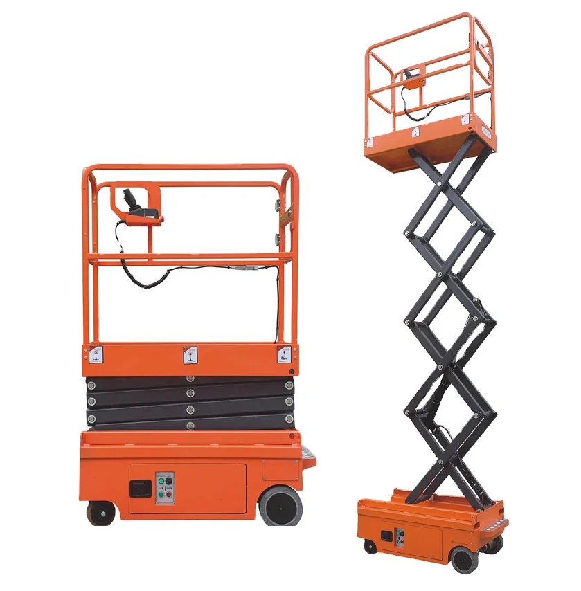 

Lifter Portable Work Platform 300kg Elevated Work Platforms 6m 8m 10M 12M 14M Electric Self Propelled Scissor Lift For Sale