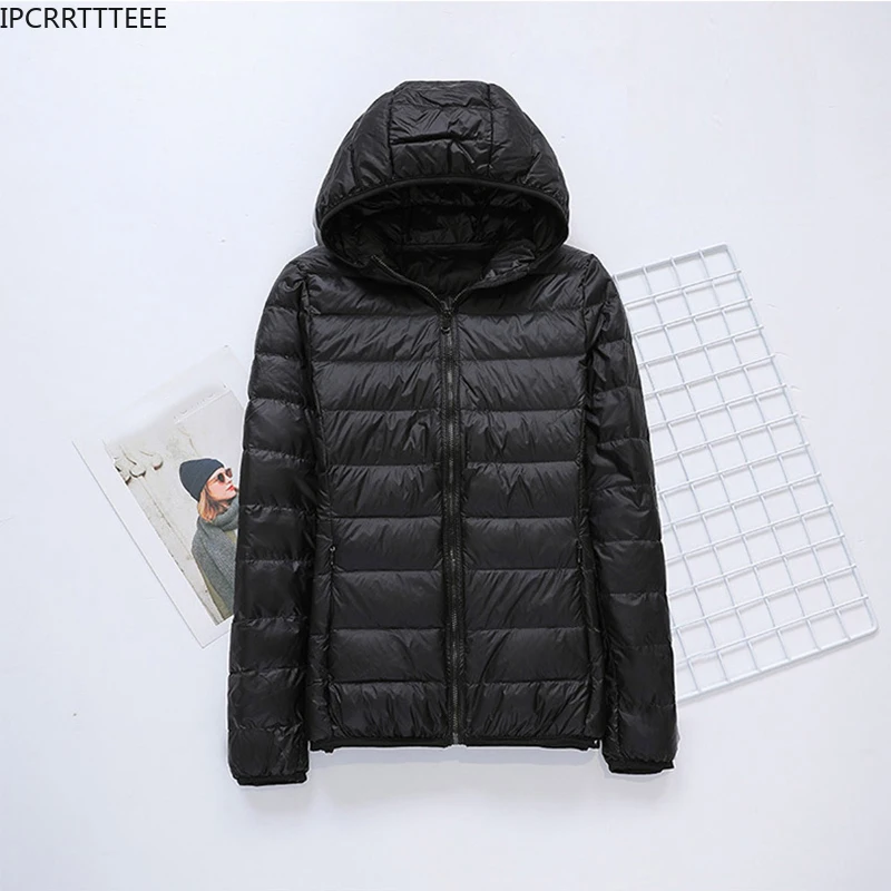 2023 New Slim Female Puffer Jacket Portable Windproof Down Coat Ultra Light Duck Down Jacket Women Spring Autumn Jacket