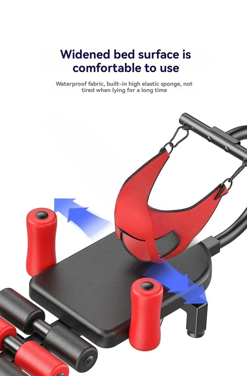 Cervical and Lumbar Spine Stretcher, Spinal Traction, Home Use, Height Increasing, Fitness, Leg Inversion Machine, Soothing Bed