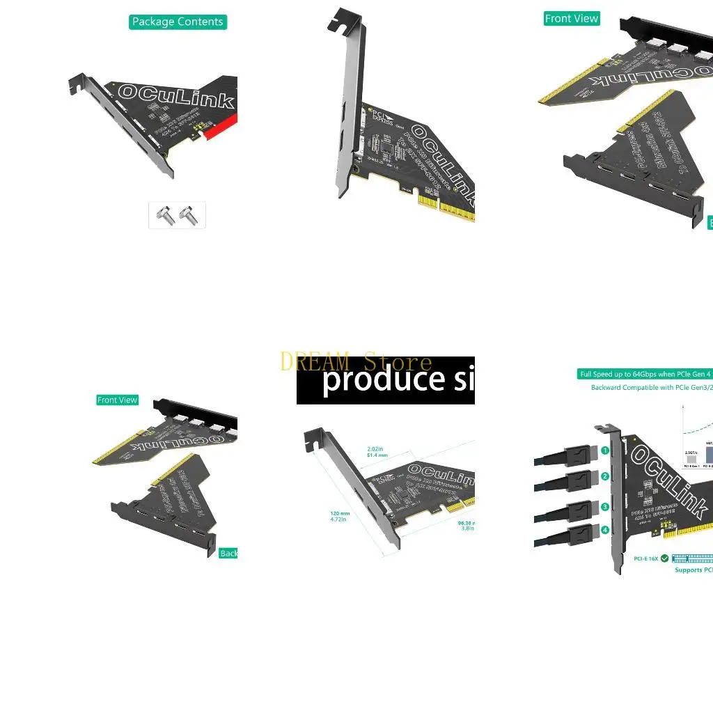 PCIe Card for Internal Builds with SFF-8611/SFF-8612 Port Family Best Sale