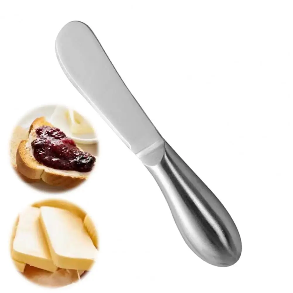 13.5cm Stainless Steel Cheese Cutter Butter Jam Spreader Cream Cutter Utensil Bread Slicer Kitchen Gadget For Charcuterie Boards