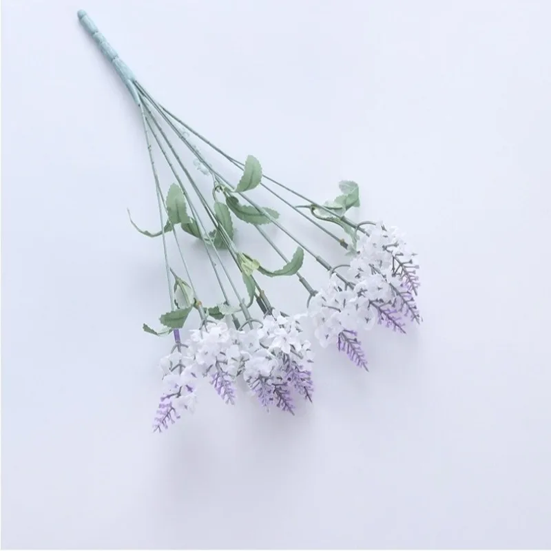 

Lavender Artificial Flowers Bouquet for Graduation, Weddings, Halloween, Father's Day Decorations - Long-lasting and Colorfast