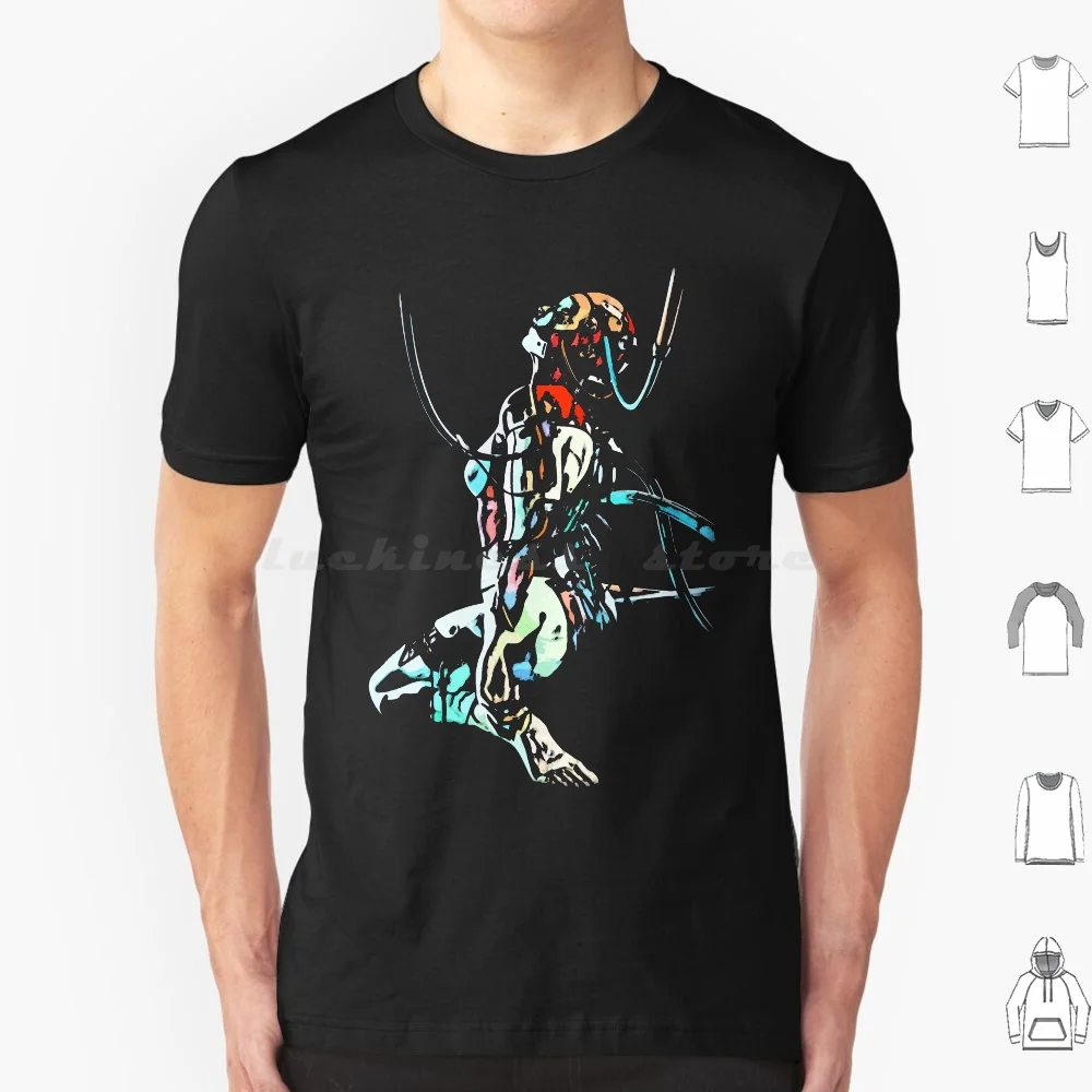 Camiseta de algodón Ghost In The Shell para hombre y mujer, estampado DIY, Ghost In The Shell, Anime, Manga, Ghost Shell, Japón, Gits, película japonesa