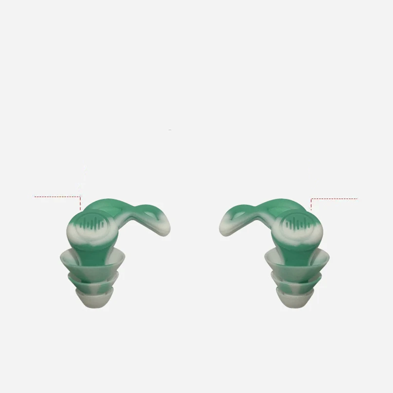 수면 테이프용 1 쌍 귀마개, 이어플러그 이어폰 소음 감소 실리콘 소프트 귀마개