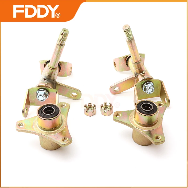 

Комплект передней рулевой стойки FDDY 15 мм с шарнирным шарниром и ступицей колеса 6 дюймов для самостоятельной сборки картингов, квадроциклов, багги, UTV и мотовездеходов с двигателями 49cc, 50cc, 70cc, 90cc, 110cc