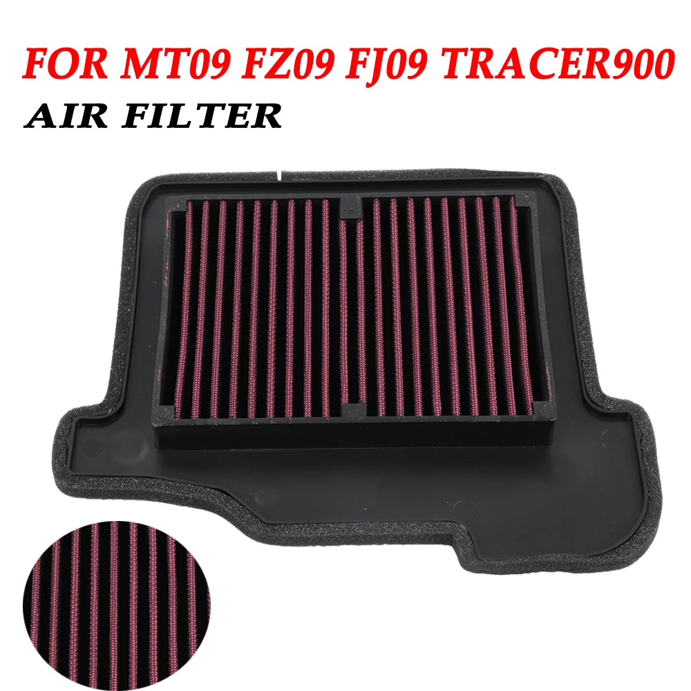 Motorcycle Air Filter Intake Cleaner For YAMAHA MT09 Tracer FZ09 FJ09 XSR900 XSR 900 MT/FZ/FJ 09 FZ-09/MT-09 Replacement Parts