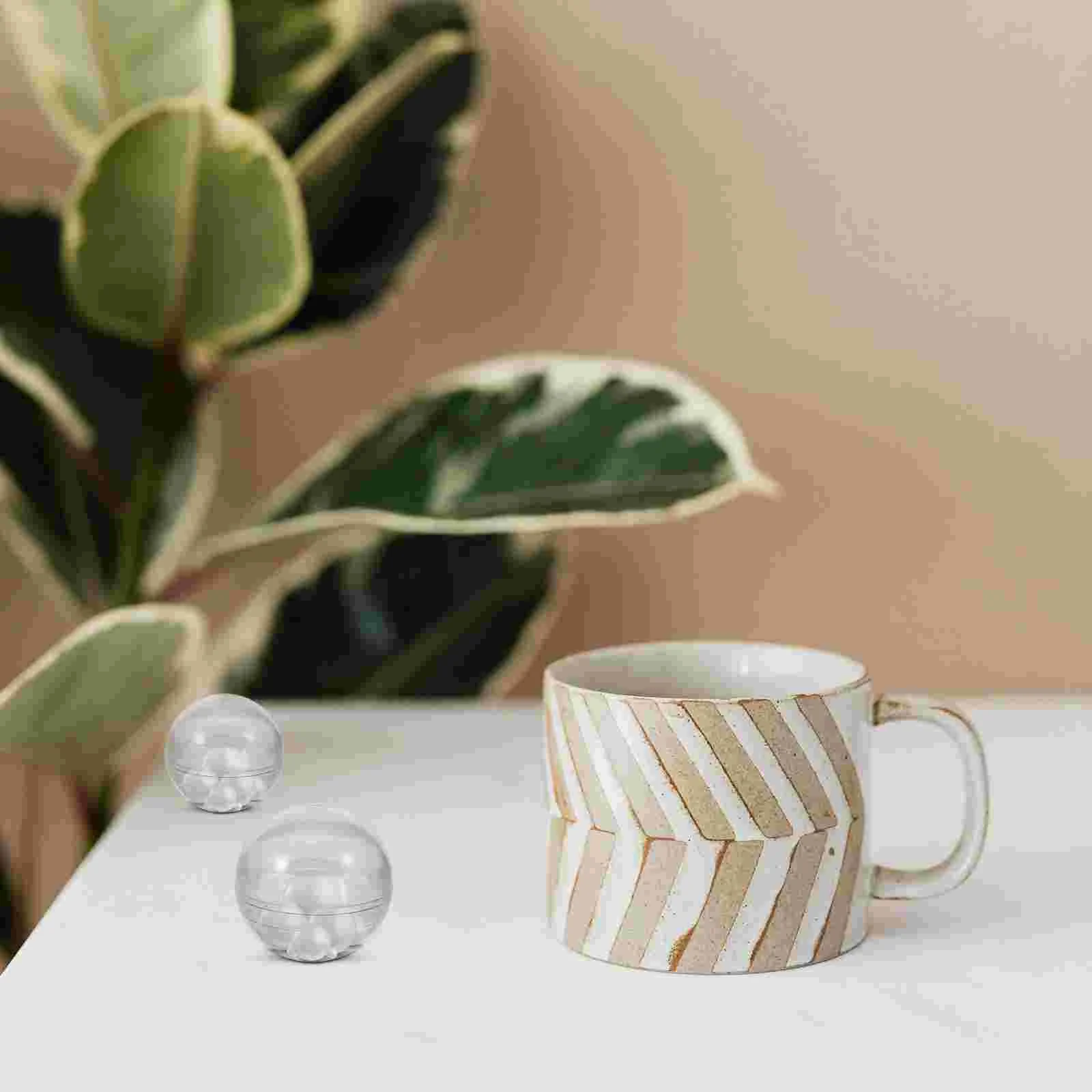 50 Pcs Transparent Round Vending Machine Capsules Clear Plastic Empty Gift Packaging Balls For Birthday Party Storage Display