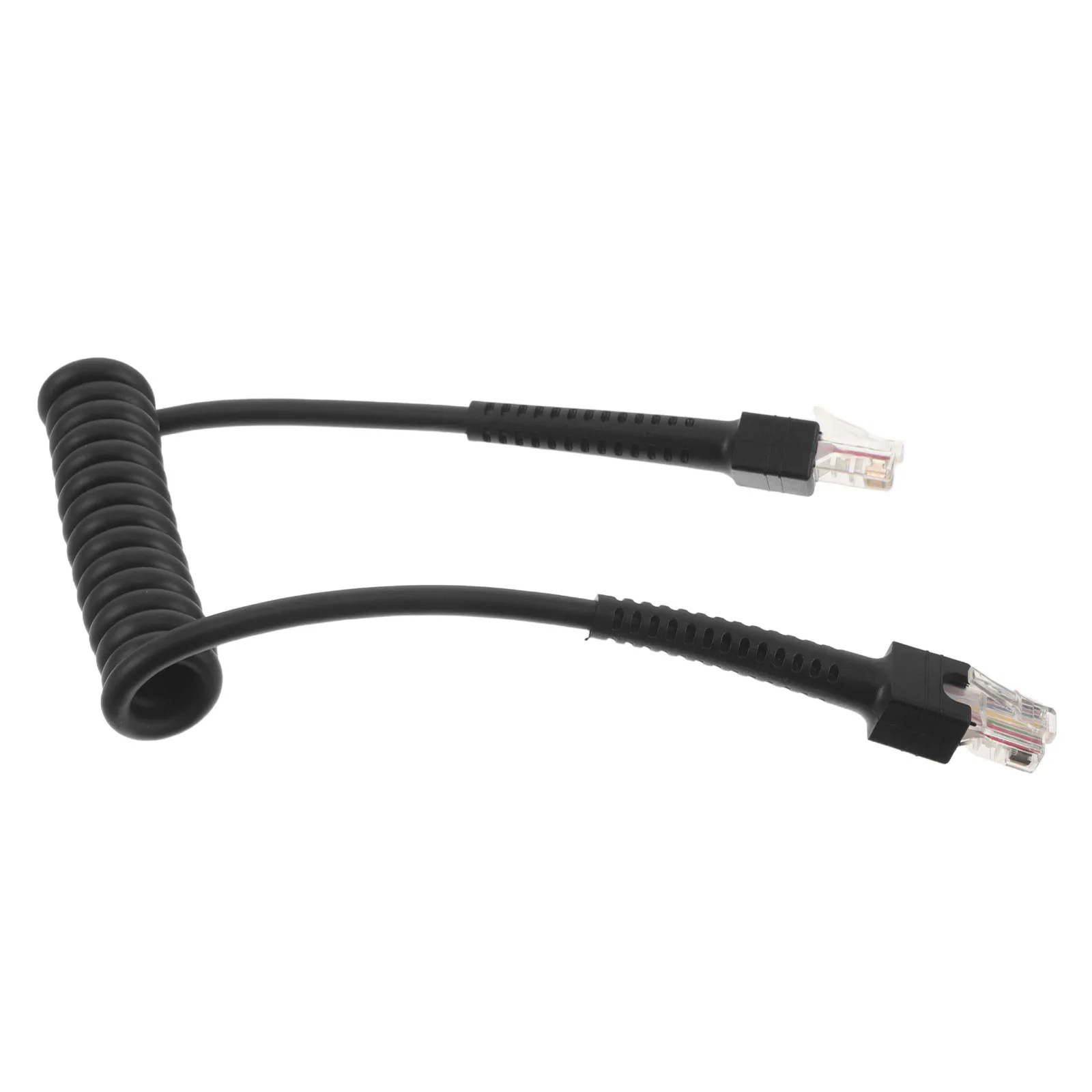 Broadband Spring Cable Coiled Network Cable Flexible Retractable Ethernet Cord Router Modem Laptop Desktop Use