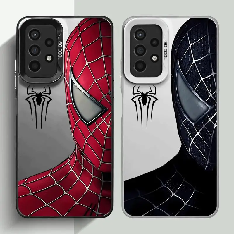 Marvel Sipider Man Phone Case for Samsung Galaxy A35 A34 A33 A32 A24 A23 A22 A14 A13 A12 5G Silicone Soft Shell