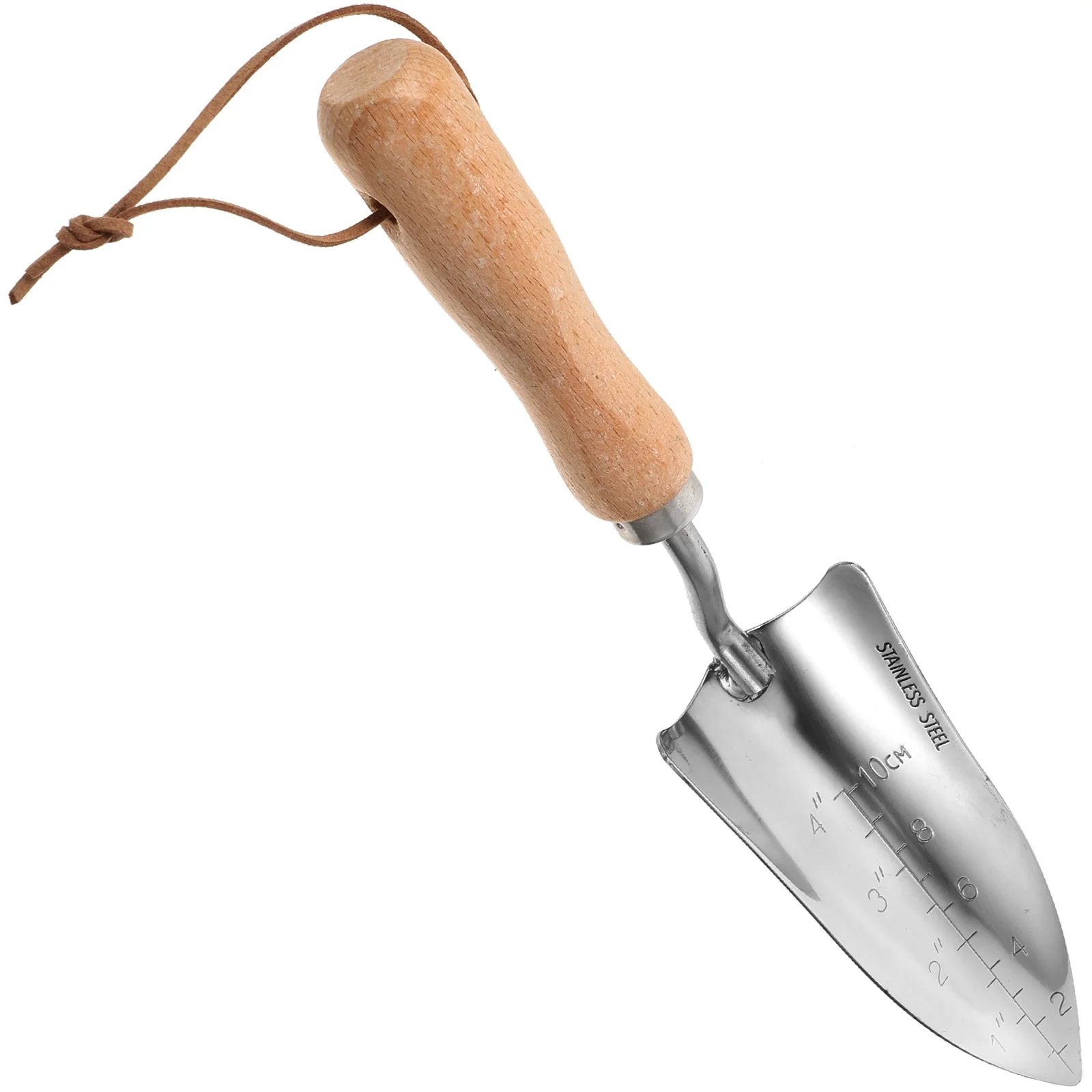 

Small Gardening Shovel Stainless Steel Garden Hand Spade Trowel Durable Wood Handle Ergonomic Design for Planting Weeding Soil