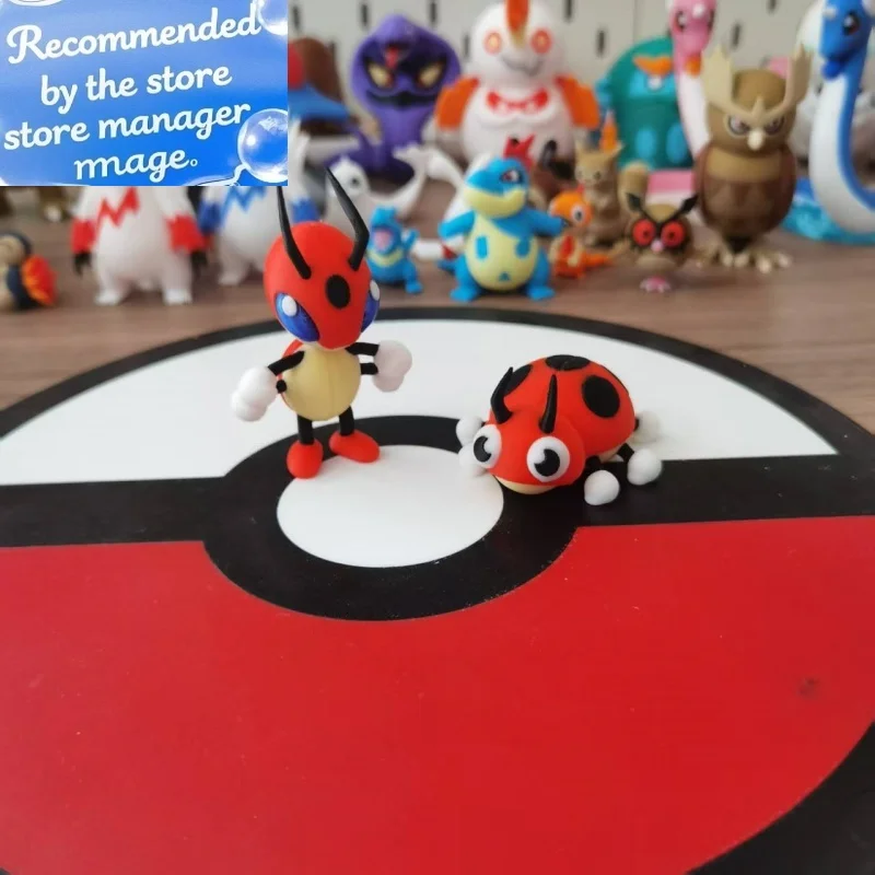 

Anime Ledyba Ledian Action Figure Proportion World 1:20 Diy 3D Printing Cartoon Character Desktop Statue Kids Birthday Gift Toy