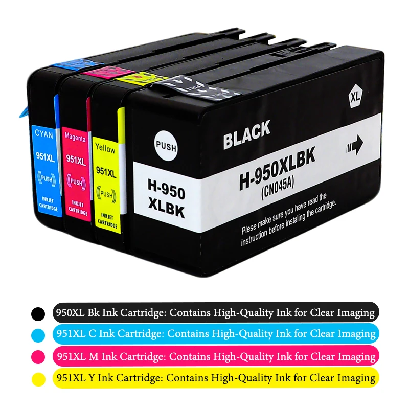 1/2/3 SET 950XL/951XL Ink Cartridge For HP Officejet Pro 8100 8600 8610 8615 8620 8630 8640 8625 8660 8680 251dw 276d