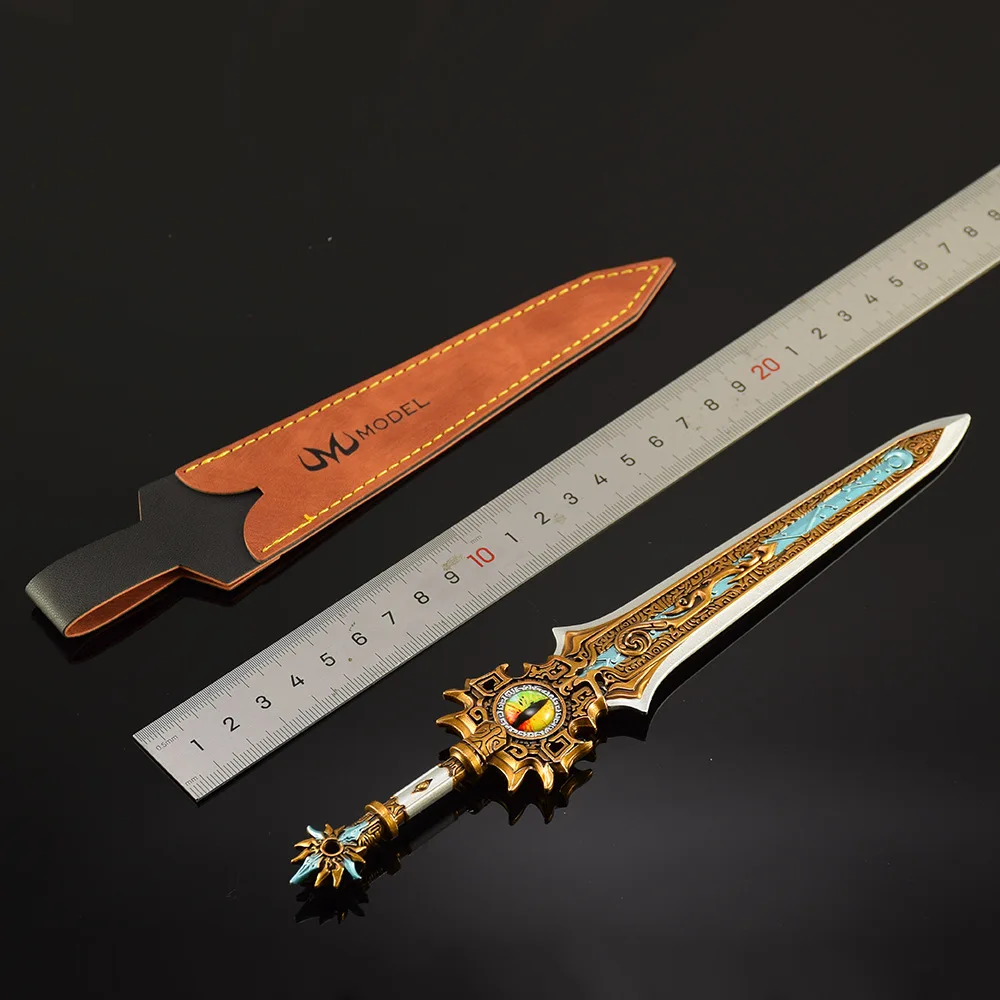 23 سنتيمتر/9.06in لعبة الأجهزة الطرفية سيف ساموراي القرون الوسطى نموذج تأثيري كاتانا الحلي الهوايات هدية عيد التدريب الأولاد لعبة رياضية