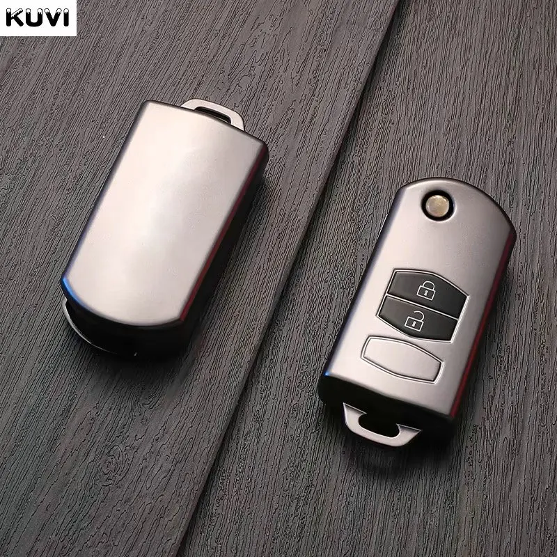 For Mazda Demio 2 3 5 6 M3 M5 M6 CX-5 CX7 CX9 RX8 MX5 MPV 2/3 Buttons NEW TPU Shell Fob Holder Car Key Case Cover Keychain