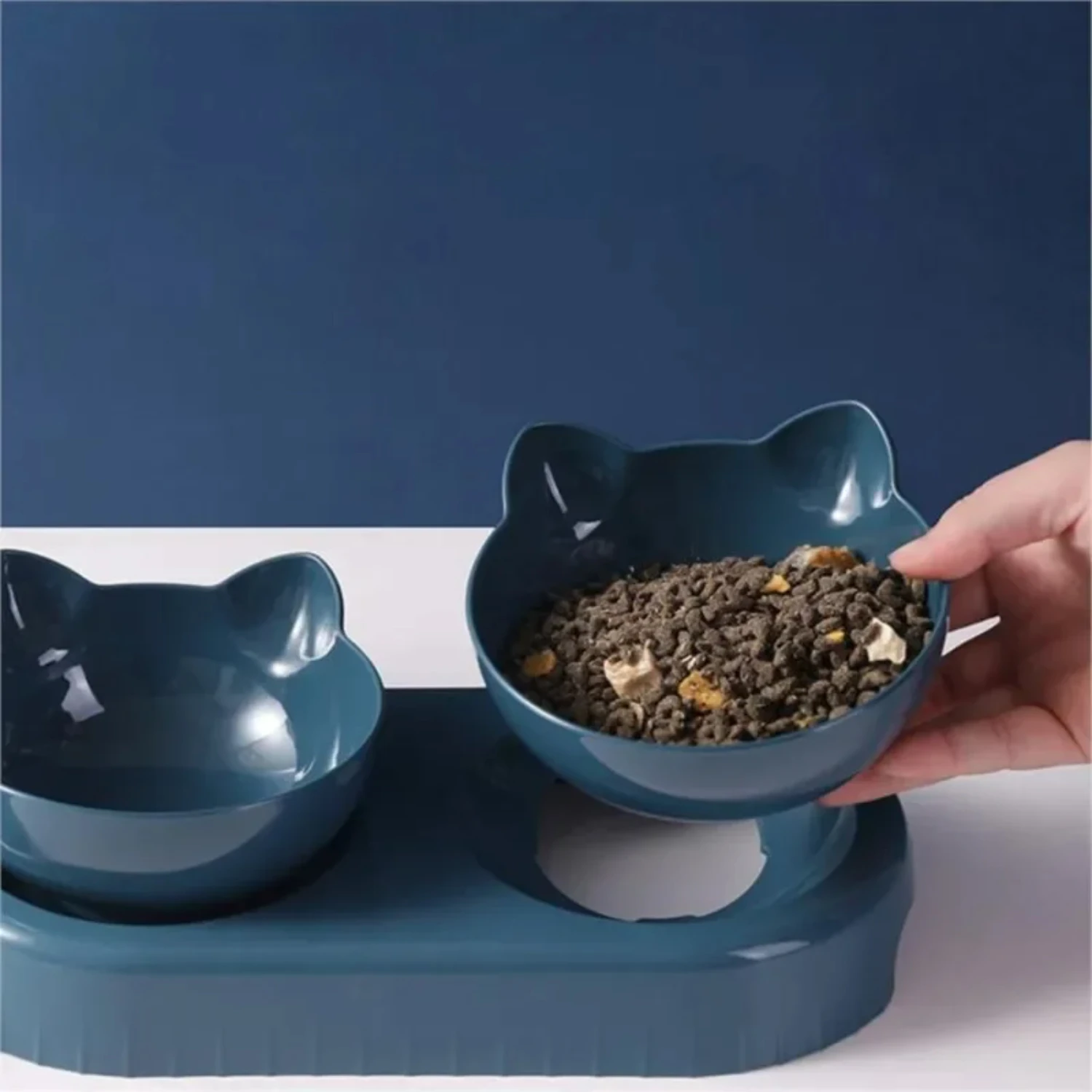 Convenient, Reliable, and High-Quality Automatic Double Elevated Pet Feeder and Water Dispenser with User-Friendly Design - The 