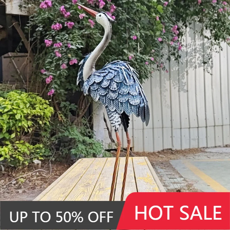 Animal Sculptures Large Art Mental Ornaments Retro Aesthetic Sculpture For Home Garden Modern Accessories For Living Rooms
