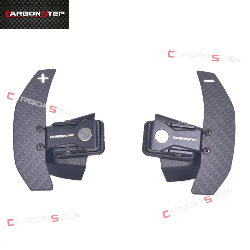 Custom Car Carbon Fiber Magnetic Paddle Shifters For Volkswagen VW Golf 8 GTI Steering Wheel Paddle Shifters