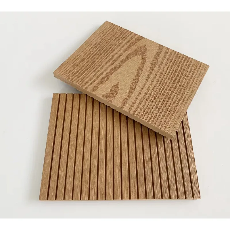 Environmentally Friendly 3D Embossed Solid WPC Composite Board, Waterproof Outdoor Decorative Floor