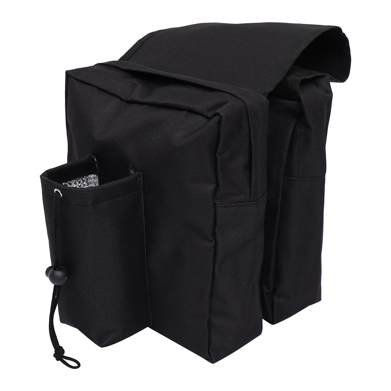 

Large Capacity Mountain Bike Rear Frame Bag Oxford Fabric Double Storage Pouch Waterproof Cycling Front Tube Bag