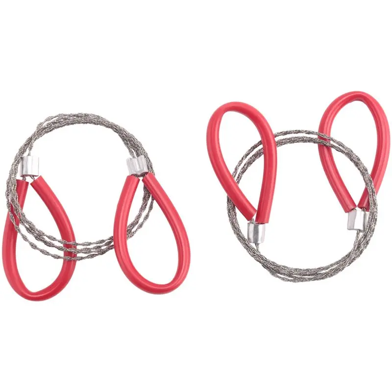 DTA4-Pipe Cutters 16 Pcs Stainless Steel Cable Saw, Metal Wire Saw Hand Pocket String Rope Saw PVC Pipe Cutting Tool For Wood