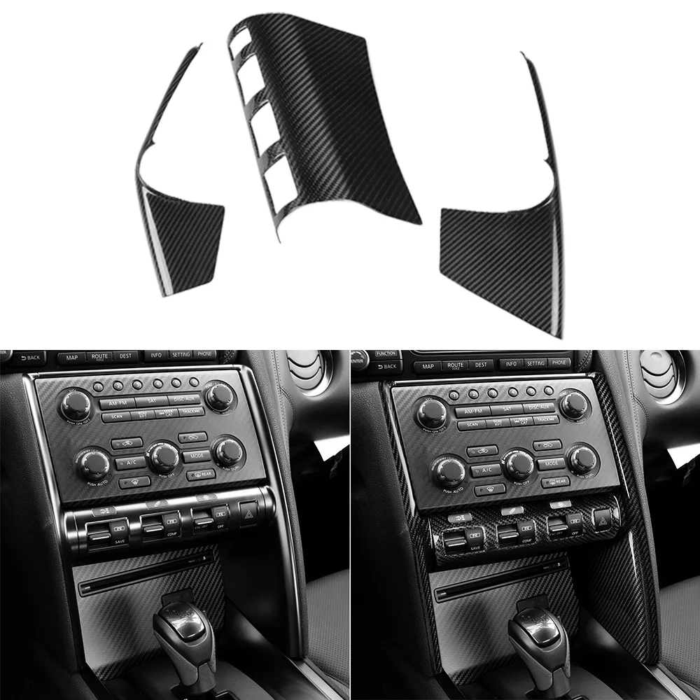 For Nissan GTR GT-R R35 2008-2016 Real Carbon Fiber Instrument