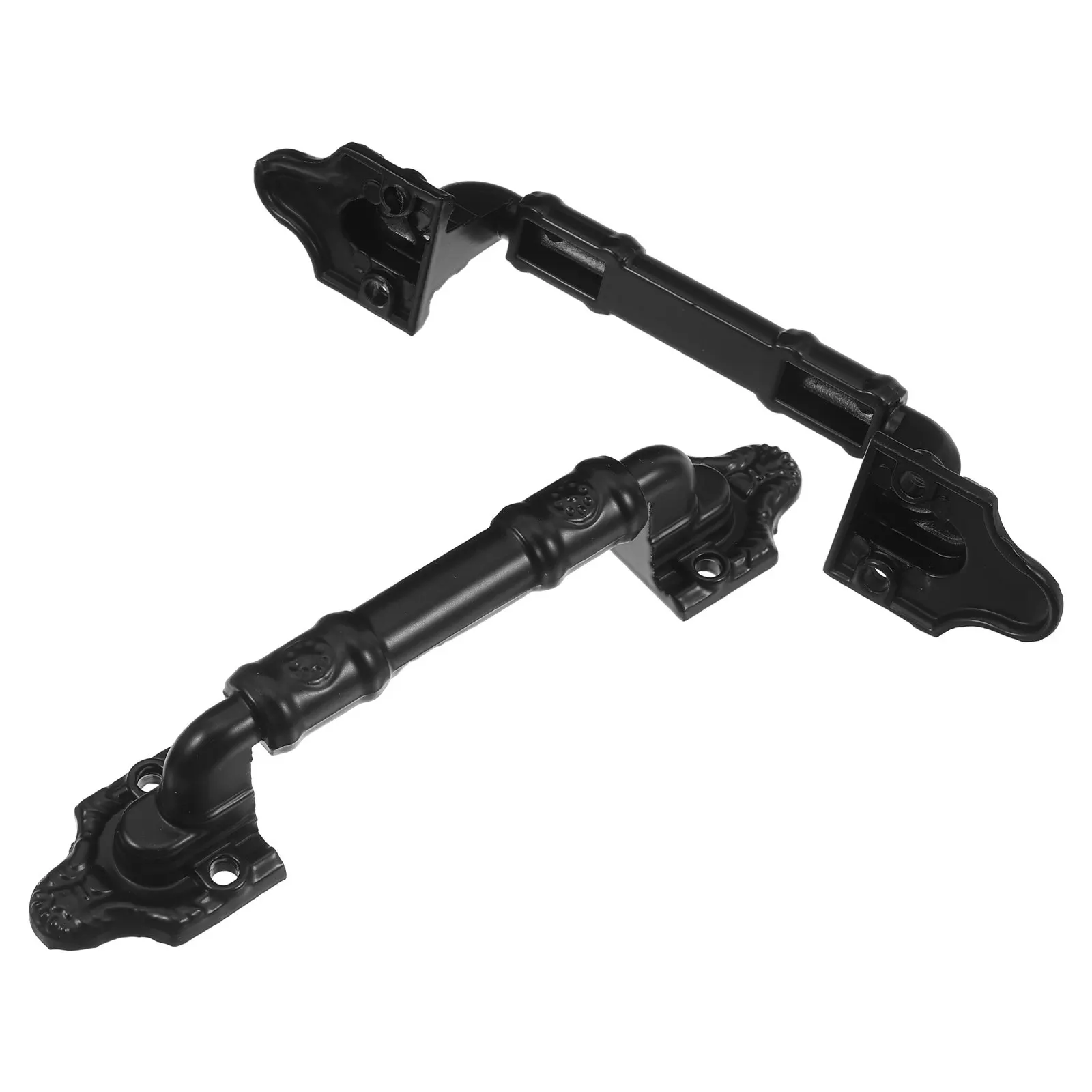 

2 шт. усиленных ручек для амбарных дверей без сверления, накладные ручки-скобы для раздвижных дверей, шкафов и гардеробов