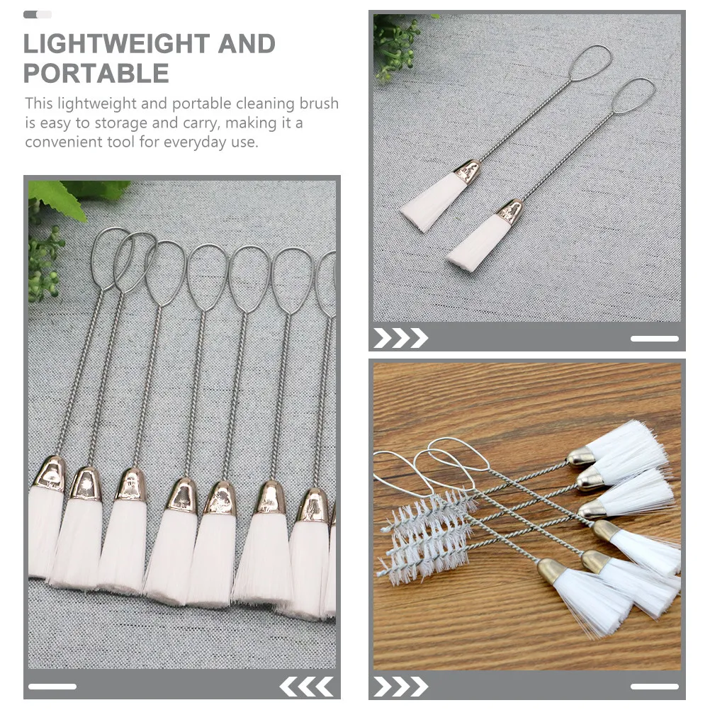 10Pcs Dust Cleaning Brush Extended Design Double Head Sewing Machine Keyboard Cleaning Brush Portable Small Tool