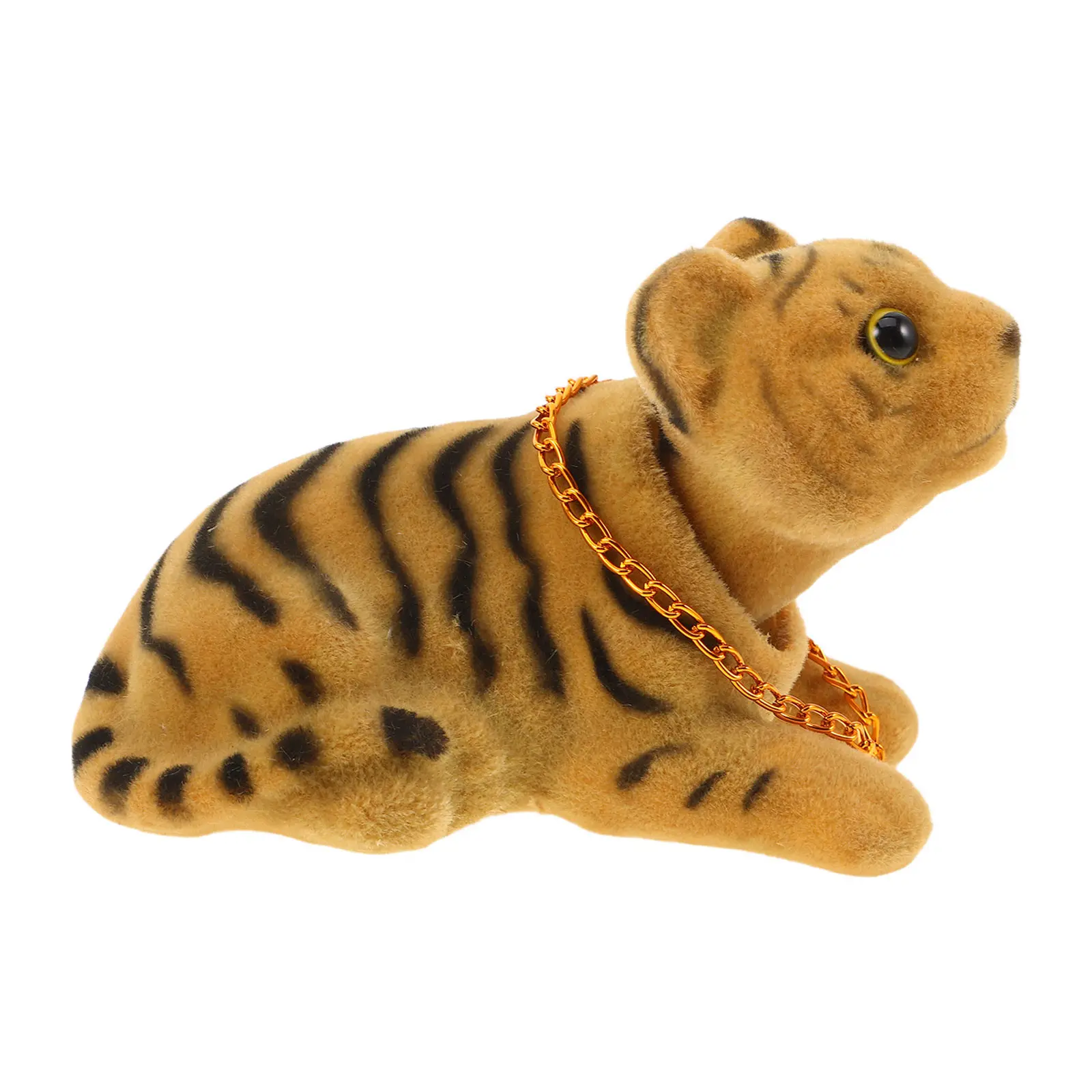 

Creative Car Dashboard Decor Resin Tiger Bobblehead Shaking Head Ornament Auto Interior Accessories Miniature Animal Statue