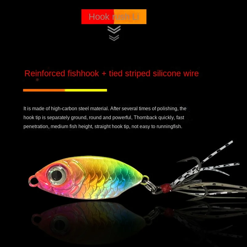 7g/10g/15g/20gMetal Jig Fishing Spoon Lure Bait Long Casting Saltwater Umpan Casting