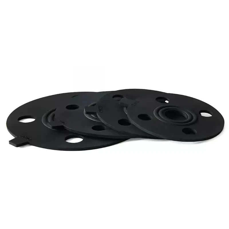 1-50pcs Round with Holes Flange Gasket EPDM Sealing Washer Acid and Alkali Resistant Corrosion Rresistance Leather Cushion