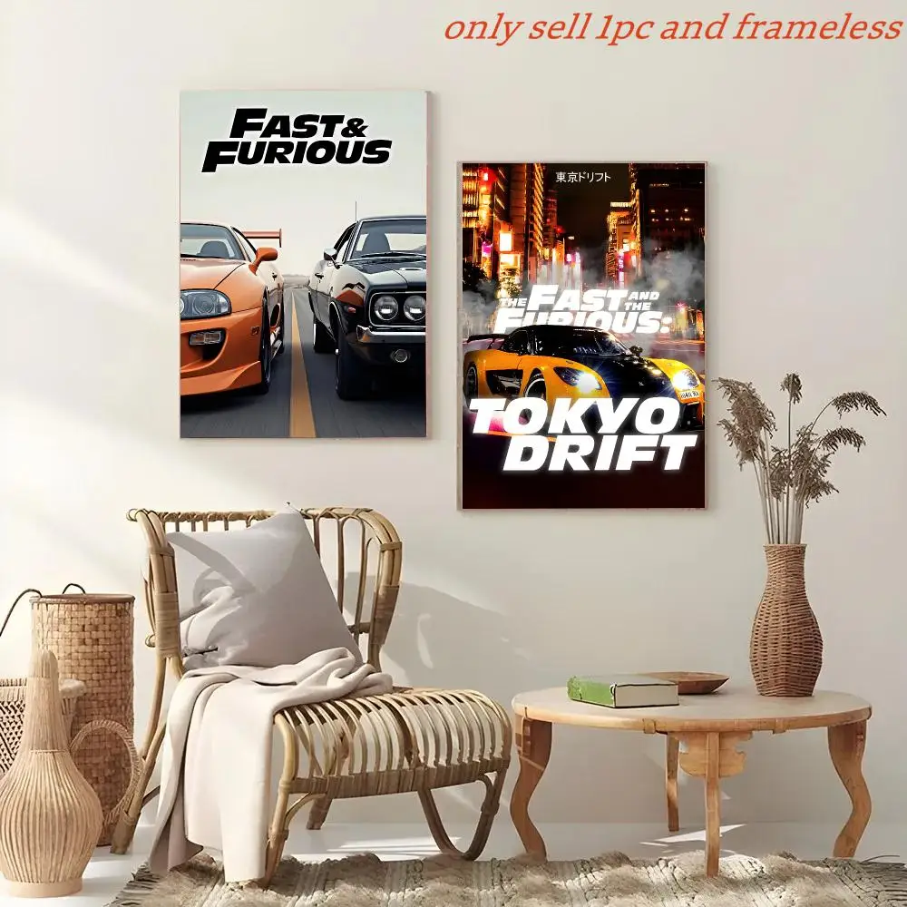 2 F-Fast 2 Furious Film Poster Poster Painting And Print Wall Art Picture For Home Room Decor Gifts