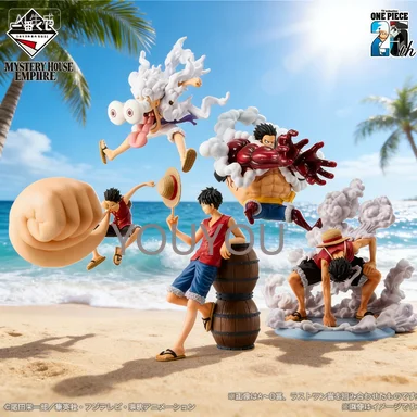 

100% Оригинальная фигурка BANDAI Ichiban Kuji One Piece 25th Road To Pirate King Monkey D. Luffy Gear 2 3 4 5 в наличии