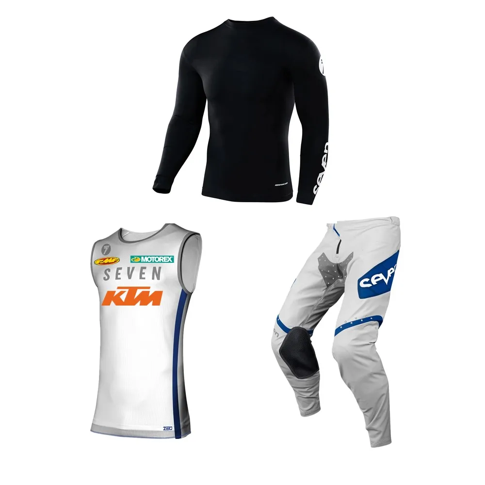 2025 KTM Motocross Gear Set Ready To Race Top Dirt Bike Jersey Set Moto Kit Orange Motorcycle Power Wear