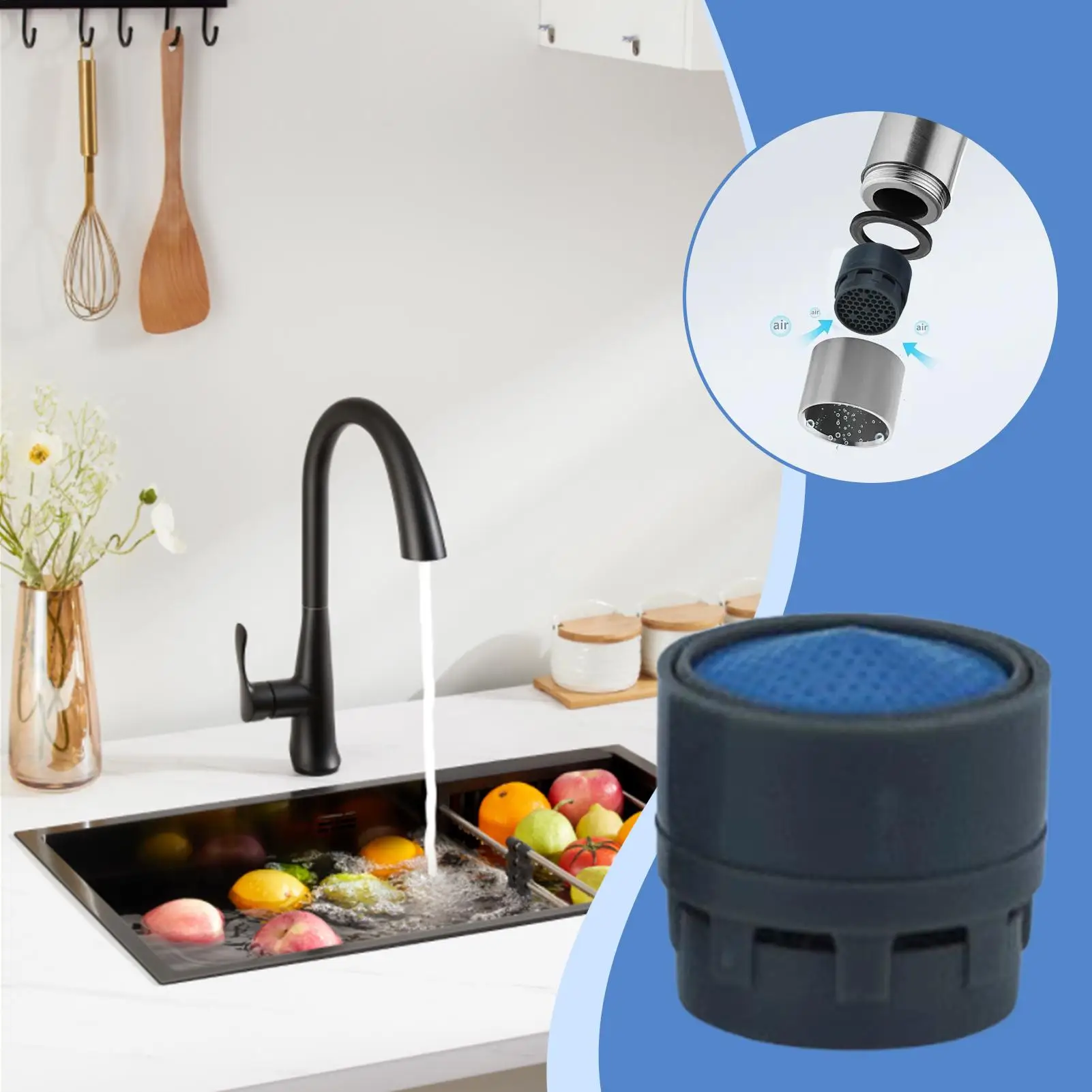 

Аэраторы, экономия воды, кран, насадка, резьба, сменный кухонный кран, фильтр, рот, смеситель для ванной комнаты, барботер, детали для ванной комнаты