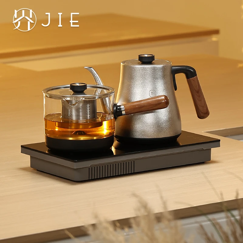 CJ-18 Automatic Bottom Water Pure Titanium Crystal Electric Kettle Embedded Tea Table Integrated Tea Making Special