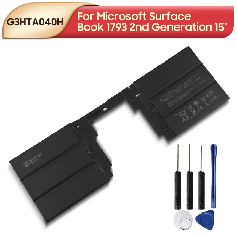 

Original Battery G3HTA040H For Microsoft Surface Book 2nd Gen 15" 1793 Keyboard